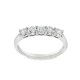 Pre Owned Platinum 5 Stone Diamond Ring ZB840